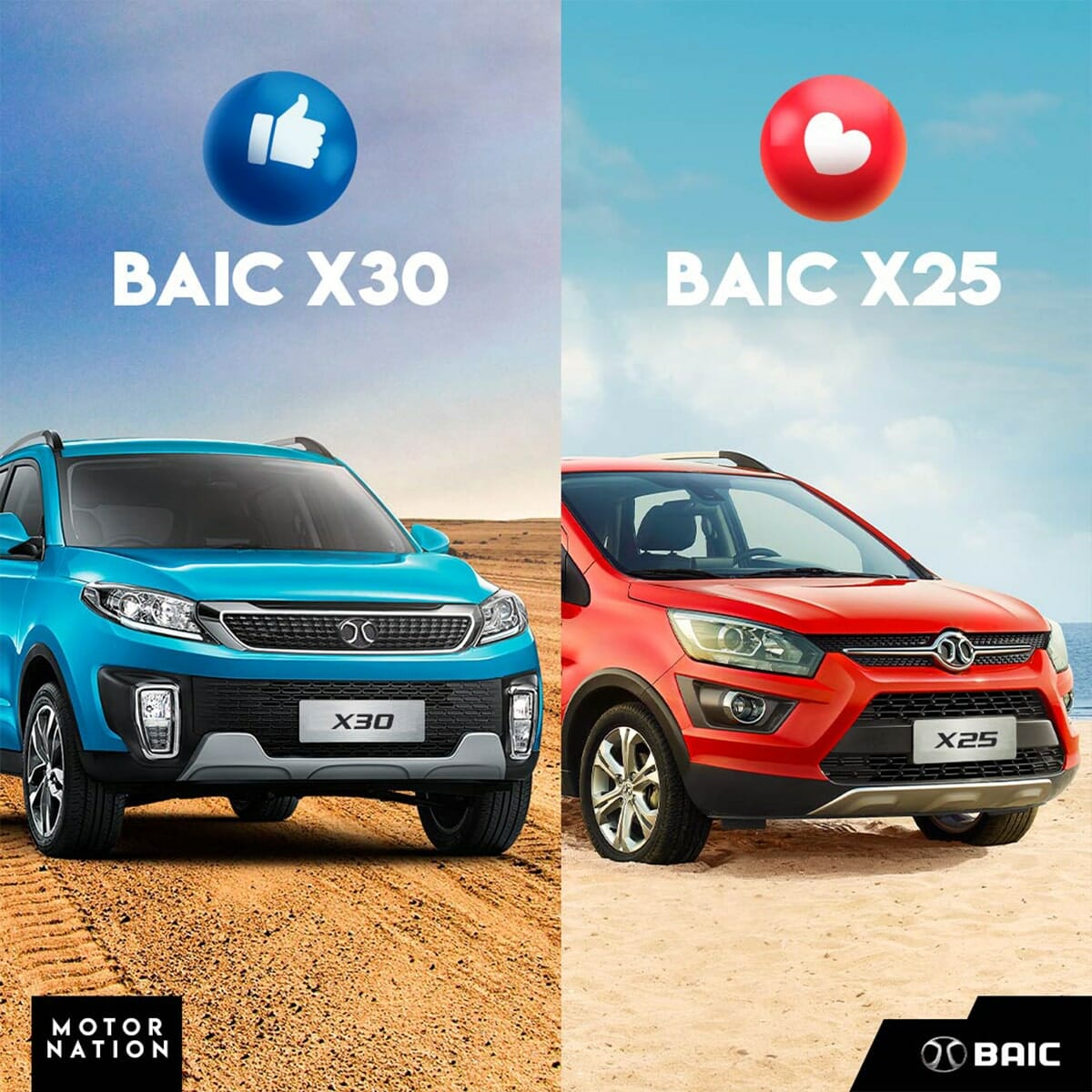 Contenido para redes sociales de BAIC